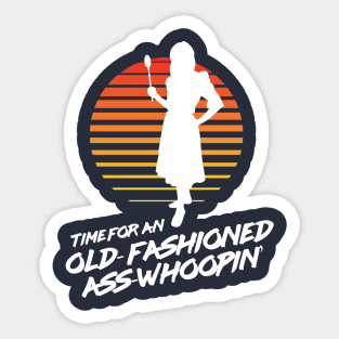 Time for an Old Fashioned Ass Whoopin' - Momma With a Spoon Sticker